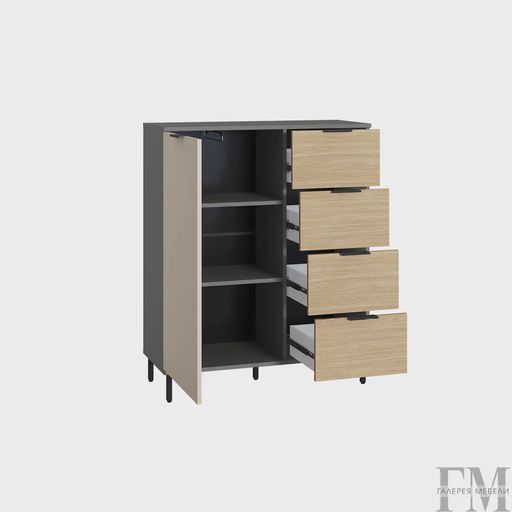 Комод «Марвэл 16.234.01», зеленый